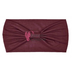 Bentita din bumbac pentru cosmetica BQL10 Visiniu